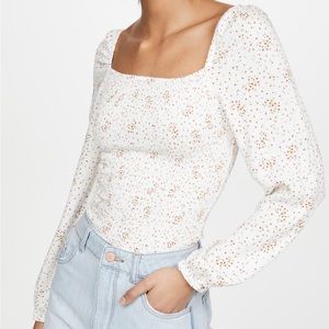 cupcakes & cashmere Savannah Top (worn once)